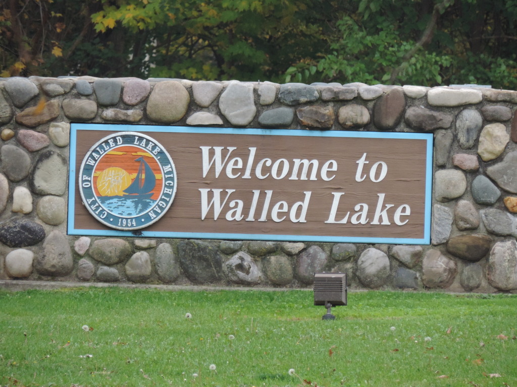 Walled Lake Sign