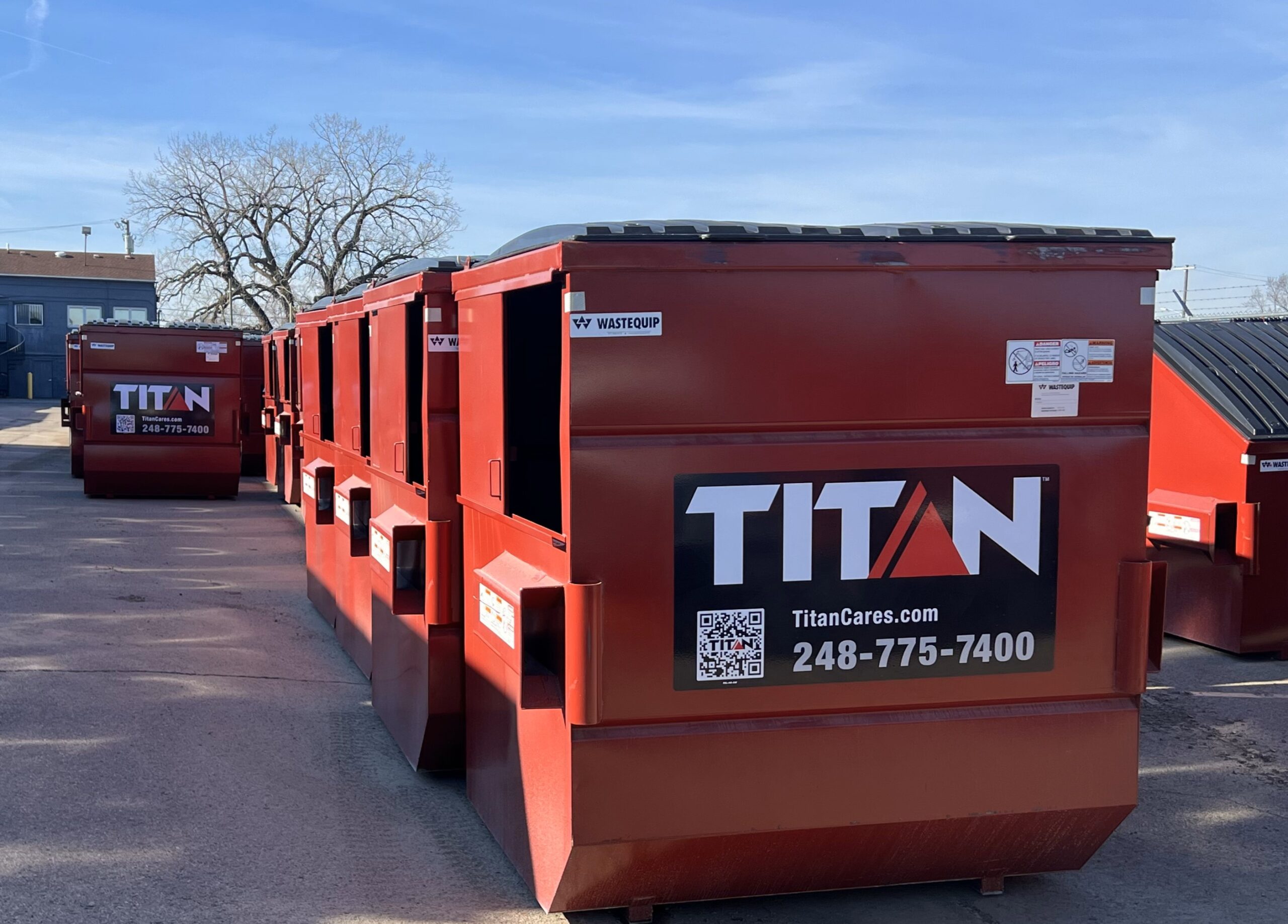 Titan Commercial Front Loader Dumpsters